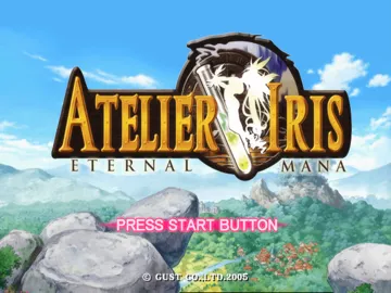 Atelier Iris - Eternal Mana screen shot title